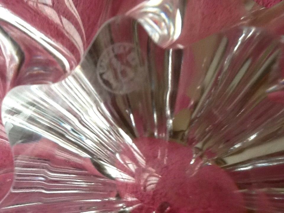 Baccarat crystal fruit cup or table center 8 branches