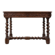 Table / desk style Henri II solid oak