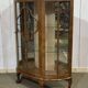 English display cabinet from the 1950s in walnut