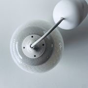 Glass hanging lamp