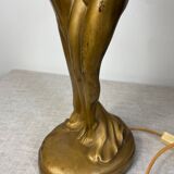 Lampe à poser femme drapée 1980