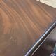 English mahogany drop-leaf desk from the 1950s