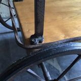 Rolling service in solid oak and wrought iron