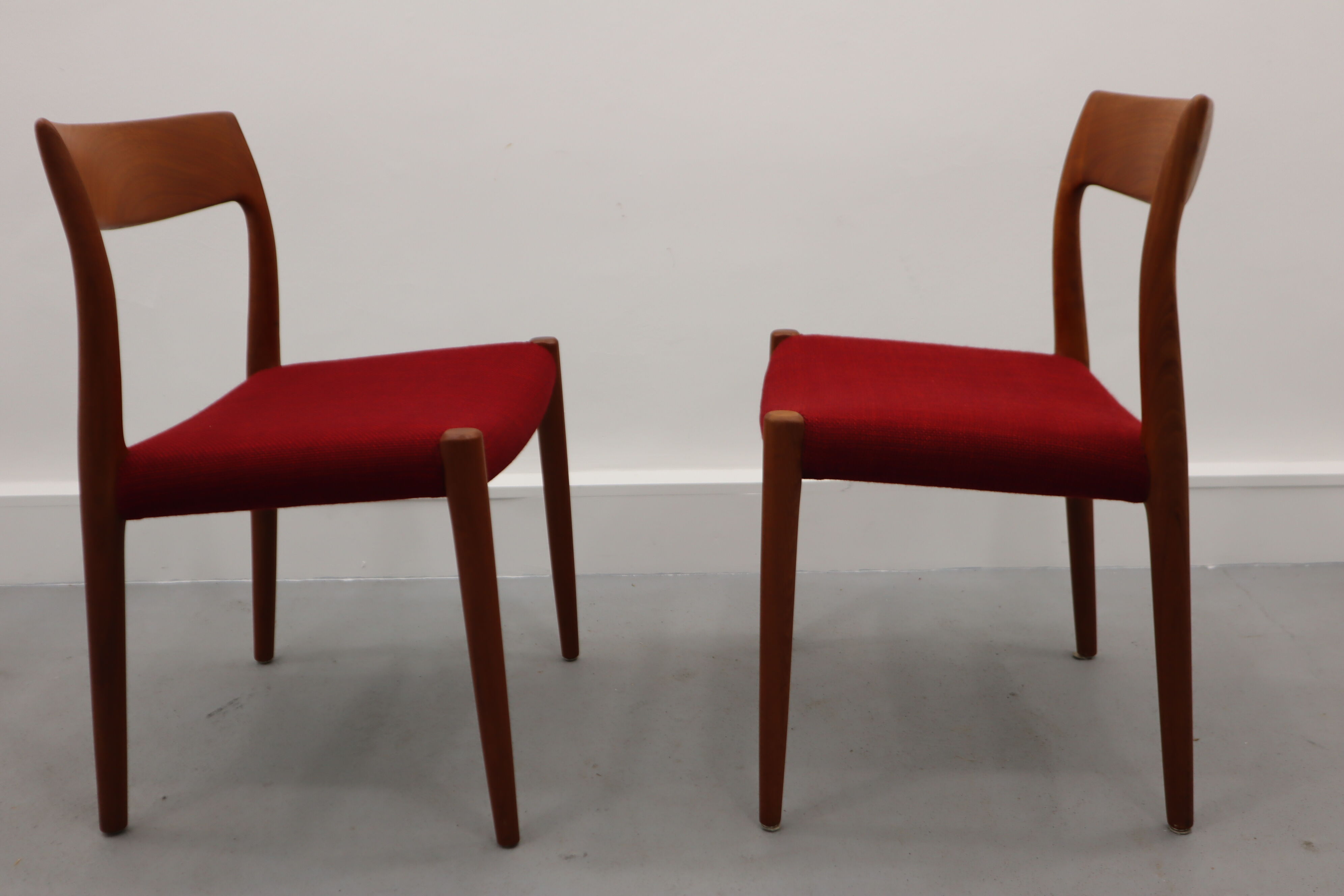 Danish Chairs by Niels Møller for J. L. Møllers, 1960