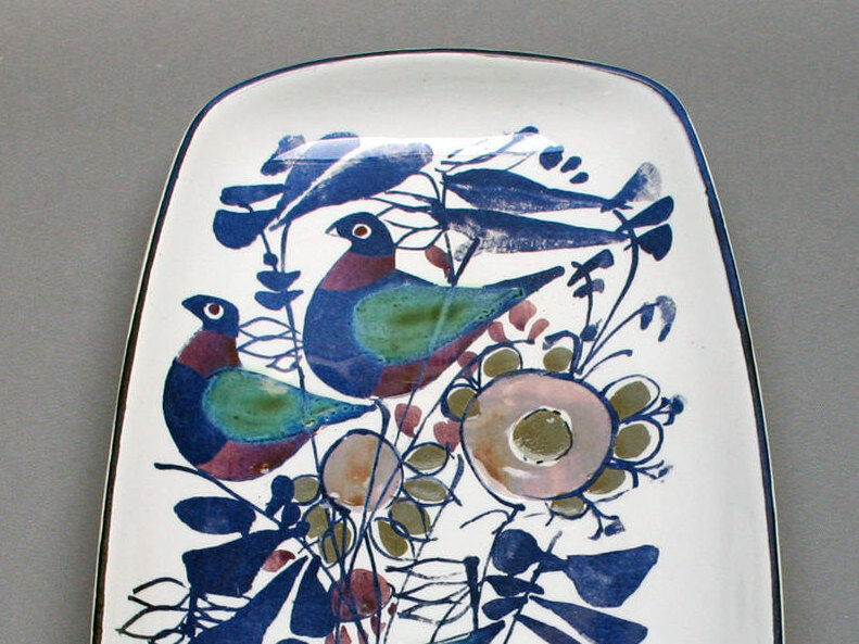 Royal Copenhagen Scandinavian dish Blue ceramic, 60s/70s