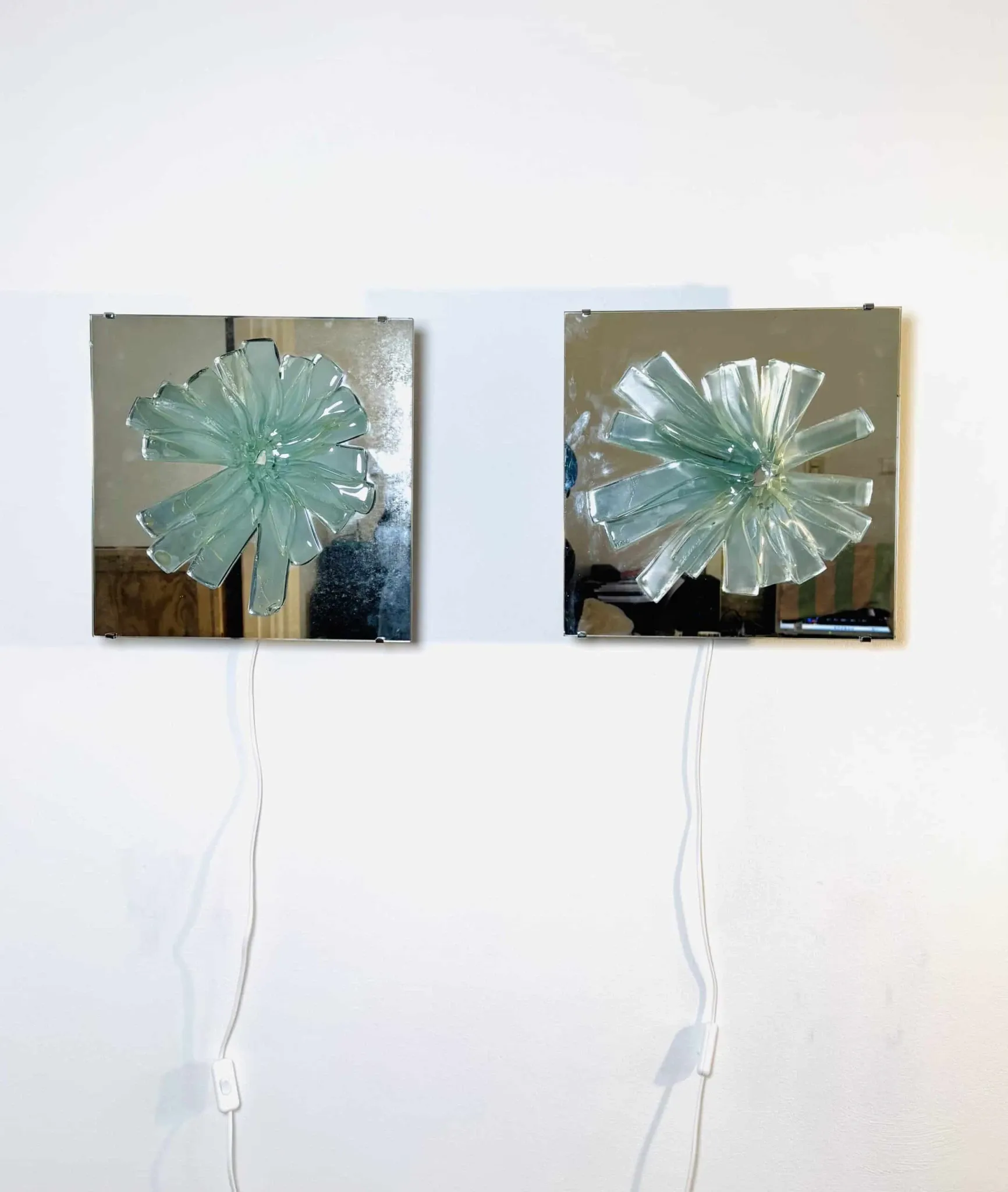 C-1540.00 Wall appliques Lichtreliëf by Raak Amsterdam, Netherlands, 1960s.