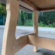 Monastery dining table stripped in oak 170cm 1950s