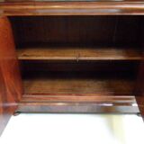Antique mahogany sideboard with marble top
