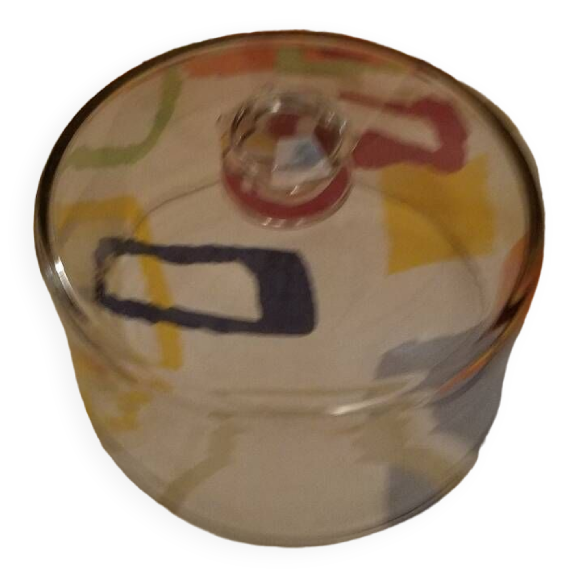 glass cake bell early 20th