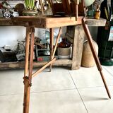 Old collapsible wooden painter's easel