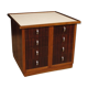 Commode design française en acajou bois de rose et hêtre