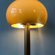 Vintage mushroom floor lamp in brown acrylic glass