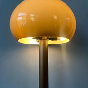 Vintage mushroom floor lamp in brown acrylic glass