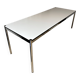 Bureau USM Haller en en stratifié gris perle