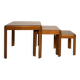 Set of 3 Nesting Tables, Wood, Italy, 1960s