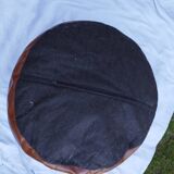 Sede Patchwork Leather Pouf