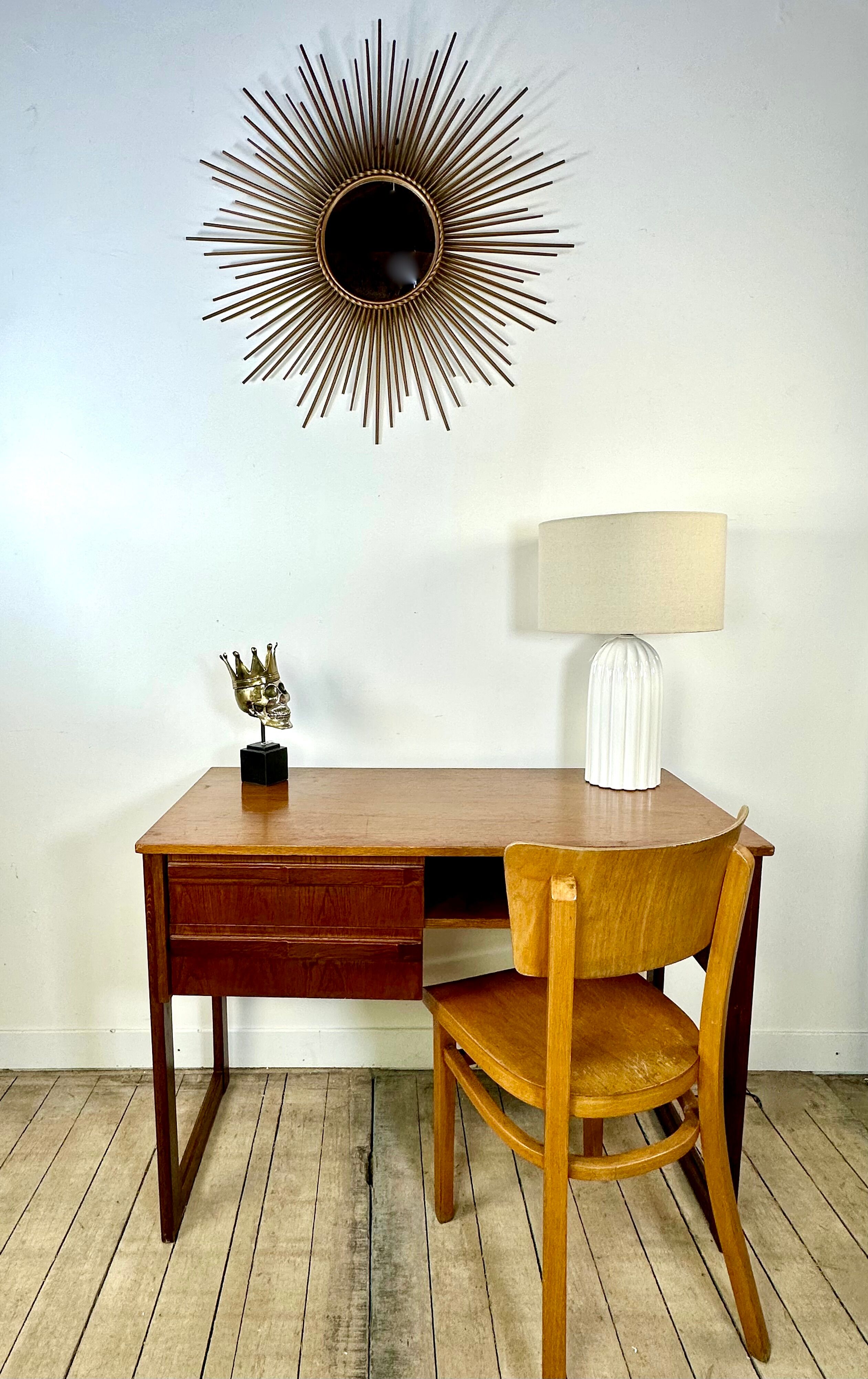 Bureau scandinave vintage 1960 en teck