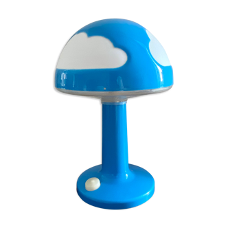 Mushroom lamp cloud Skojig Ikea blue design Henri Preutz