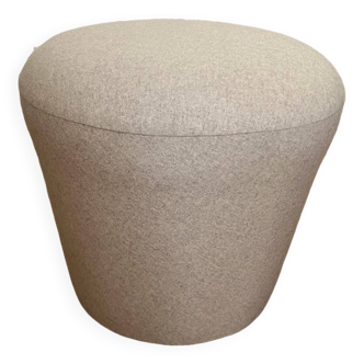 Light gray pouf