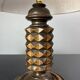 Midcentury French brutalist table lamp in the style of Charles Dudouyt, 50s