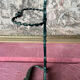 Umbrella stand in enameled cast iron and vintage iron
