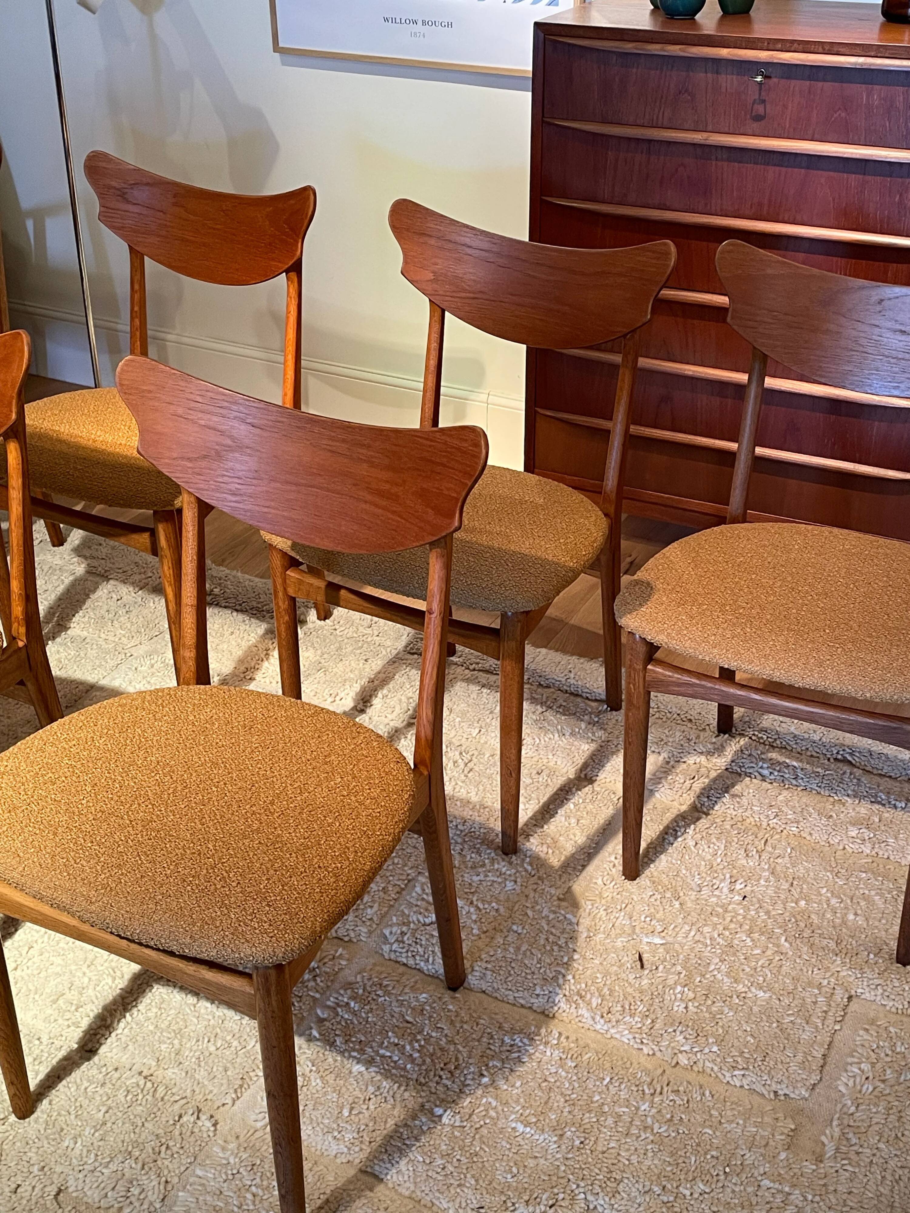 Chaise scandinave vintage « Rosa » (6 disponibles)