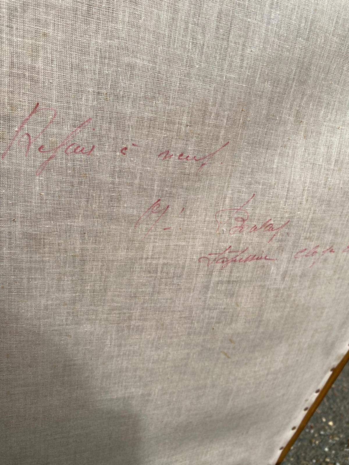Fauteuil Voltaire Louis Philippe d'époque XIXe siècle