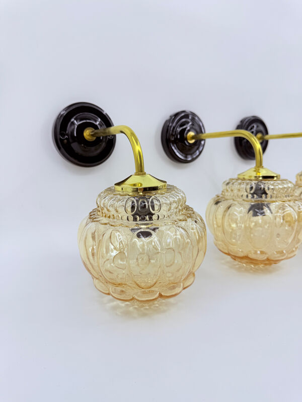 Appliques Bubble ambrées