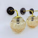Appliques Bubble ambrées