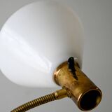 1950s Scandinavian Floor Lamp in Brass