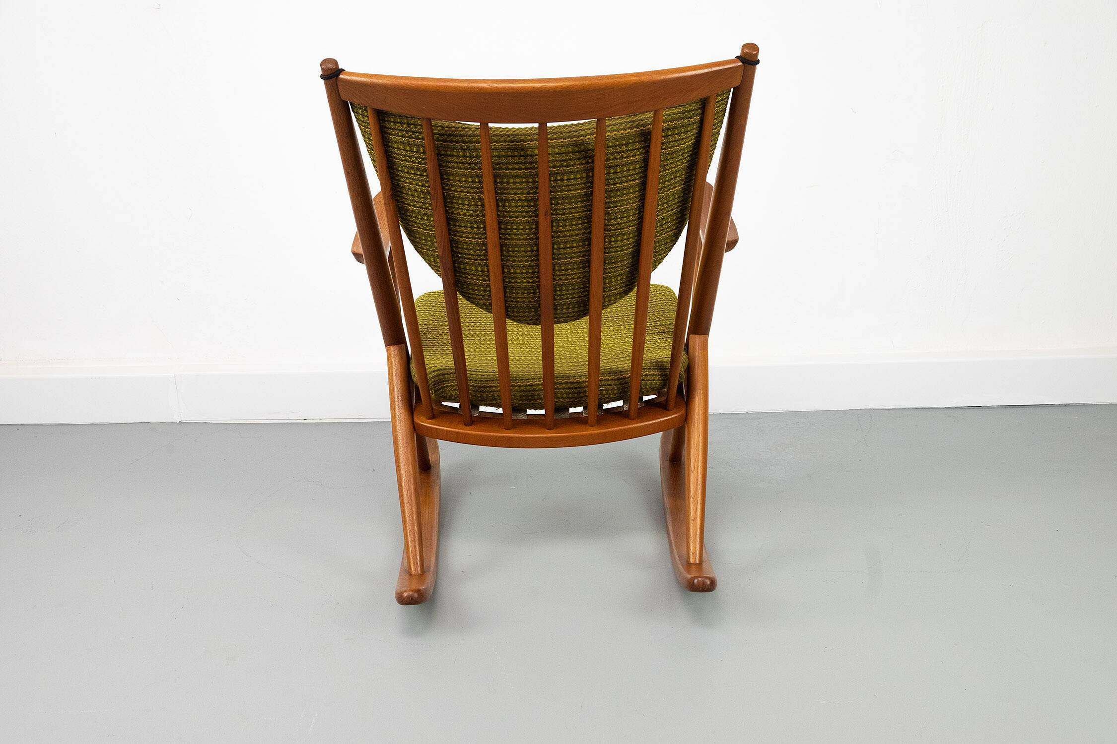Midcentury Teak Rocking Chair by Frank Reenskaug for Bramin, 1960s