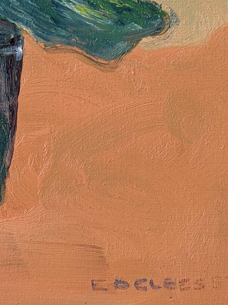 Acrylic on canvas still life bohemian countryside decoration small format