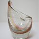 Murano bubble glass vase 70s