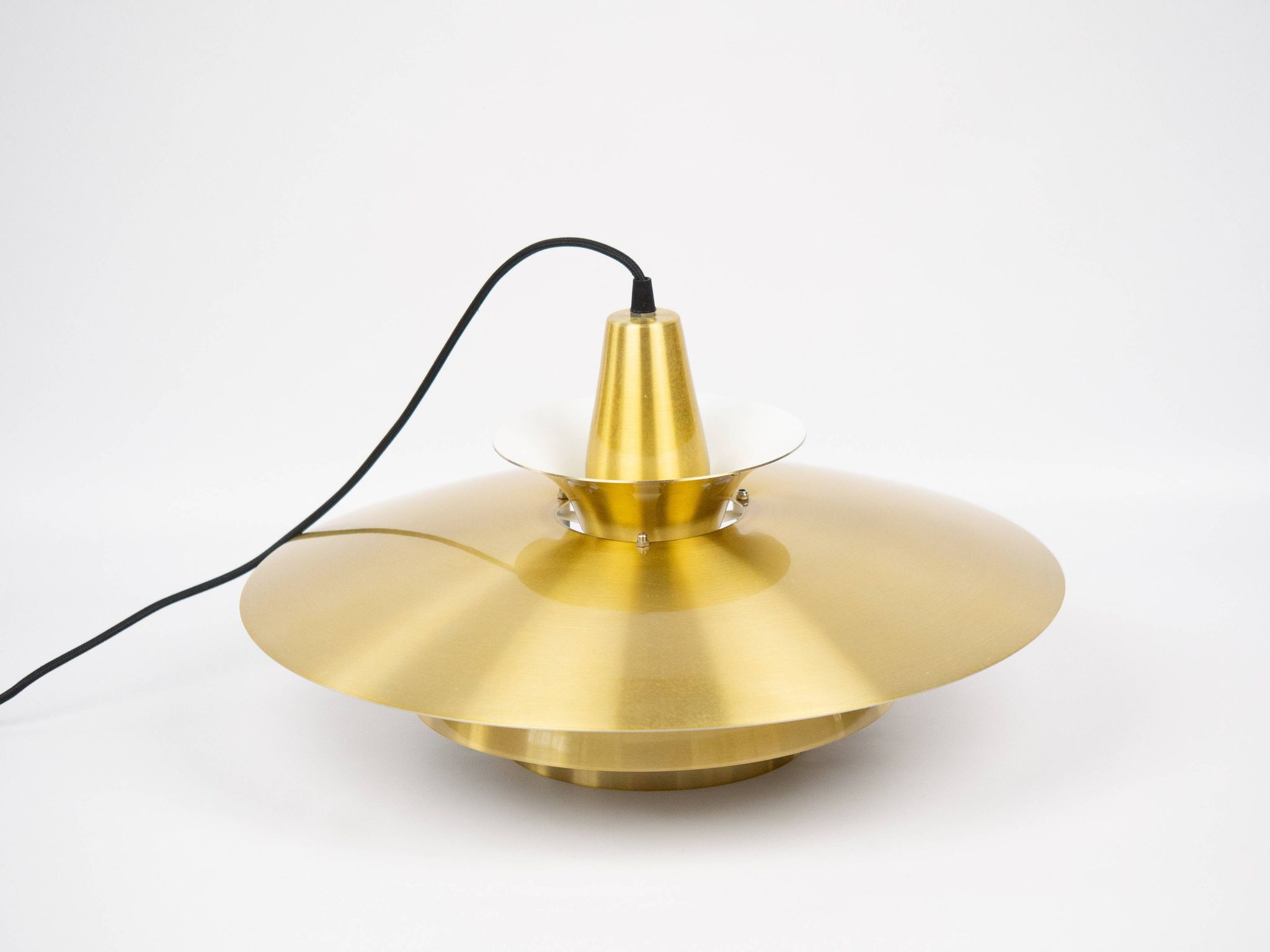 Danish vintage pendant lamp Roma by Junge, 1980s