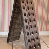 Wood champagne desk, 48 bottles