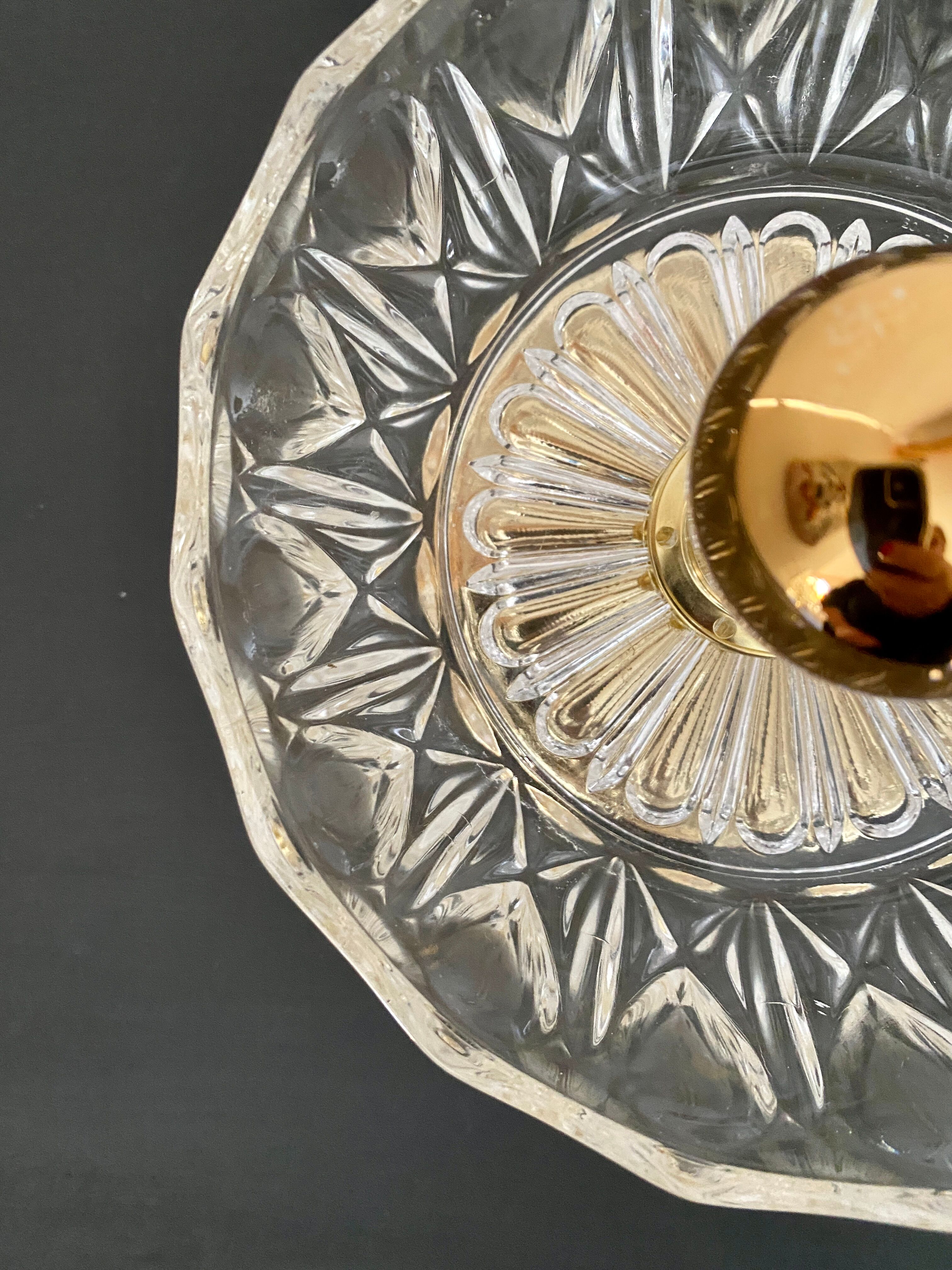 Vintage glass lampshade
