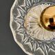 Vintage glass lampshade
