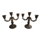 Pair of candlesticks gada vintage deco candlesticks