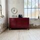 Red lacquered enfilade 1970 160cm
