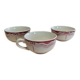 Antique Sarreguemines cups