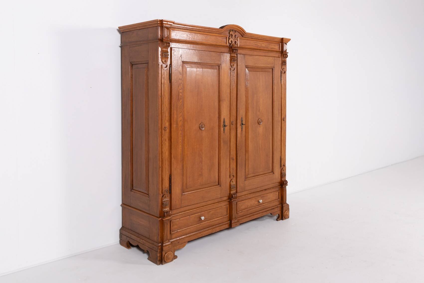 Vintage oak wardrobe