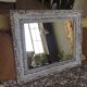 Antique patinated mirror
