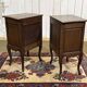 Pair of oak bedside tables in Louis XV style from the 1950s.