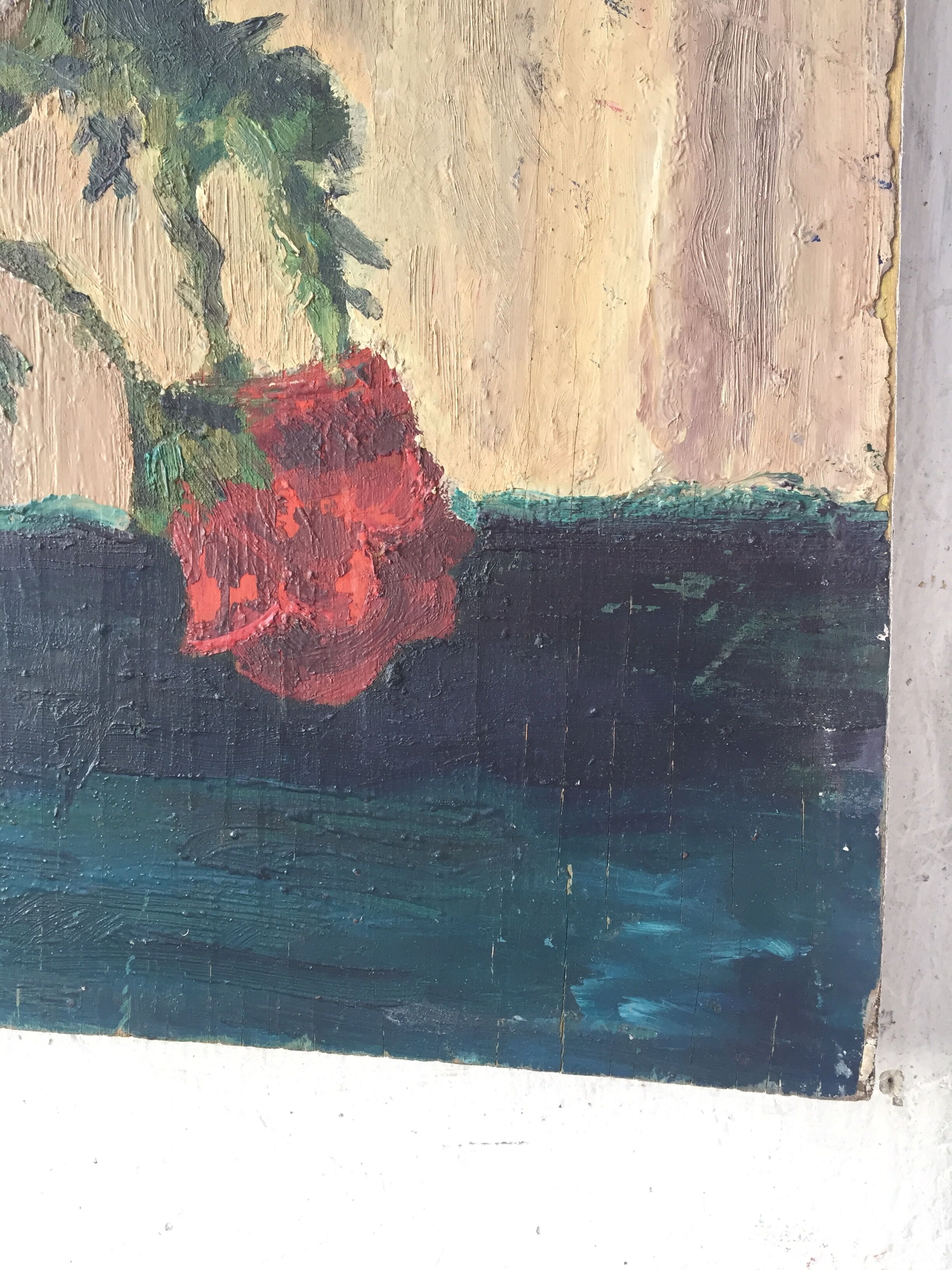 Oil painting flowers 61 x 39 cm
