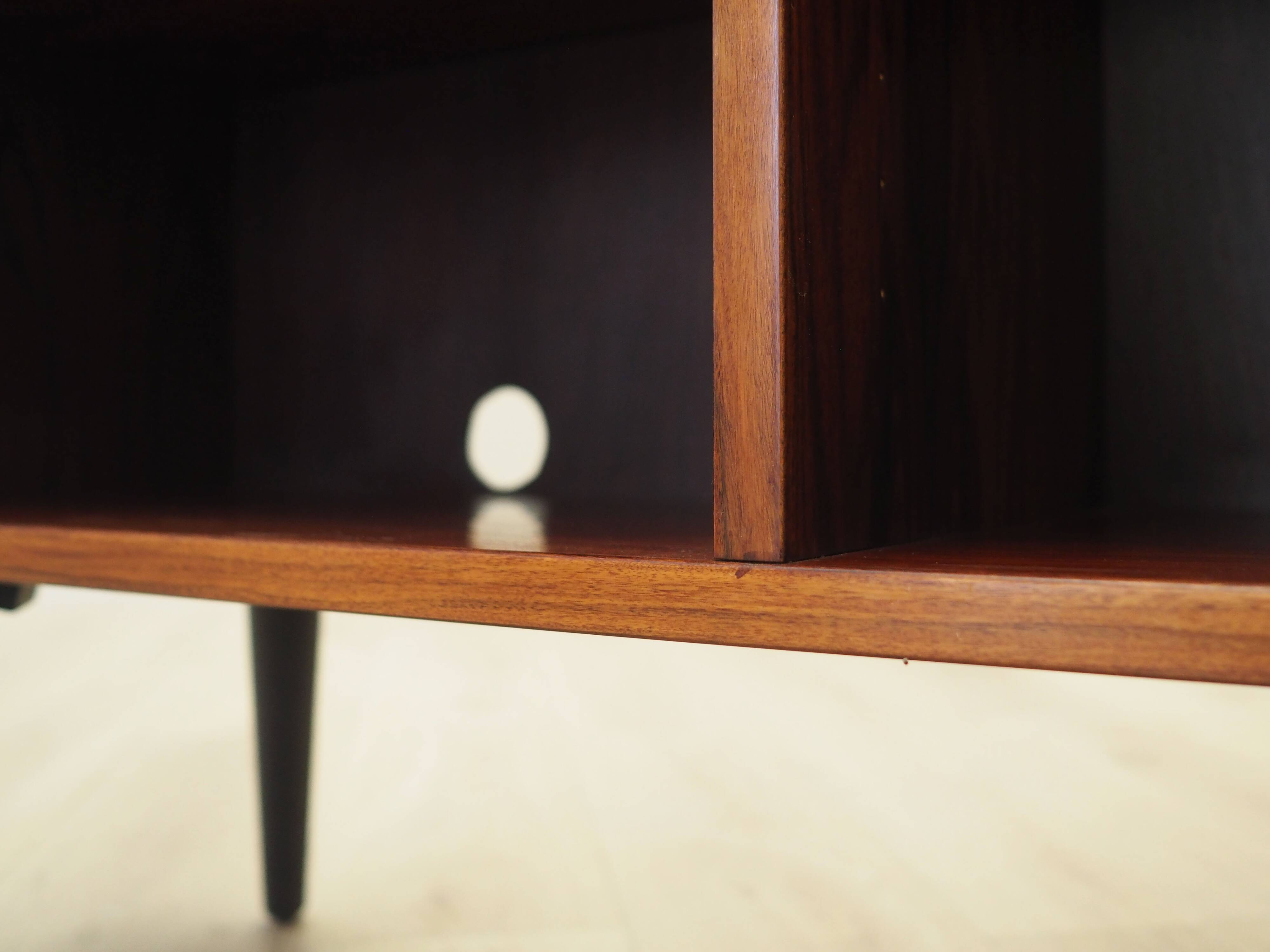 Rosewood bookcase, Danish design, 1970s, manufactured by Hundevad