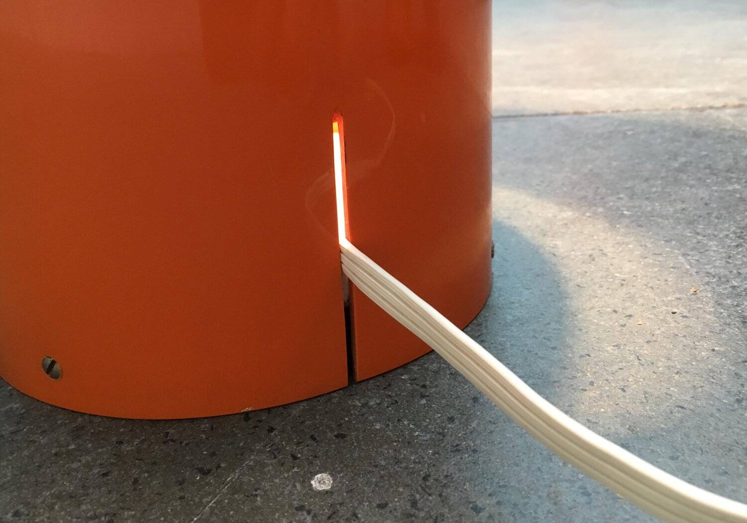 Mid-Century Swiss Space Age Floor Lamp Guggerli L3 by Rosemarie and Rico Baltensweiler for Baltensweiler, set of 2