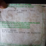 Rests English feet in velvet