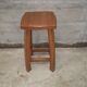 Vintage wooden bar stool