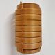 Large pine wall light by Hans Agne Jakobsson, Markaryd, Sweden, Modern Scandinavian.