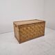 Mid-Century Italian Woven Rattan and Bamboo Blanket Chest or Trunk, 1970's